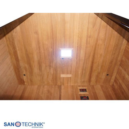 Sanotechnik KOTKA Sauna + Infrarotkabine für 4-5 Personen 200x150x190 cm THERMO-ESPENHOLZ