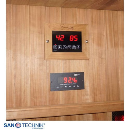 Sanotechnik KOTKA Sauna + Infrarotkabine für 4-5 Personen 200x150x190 cm THERMO-ESPENHOLZ