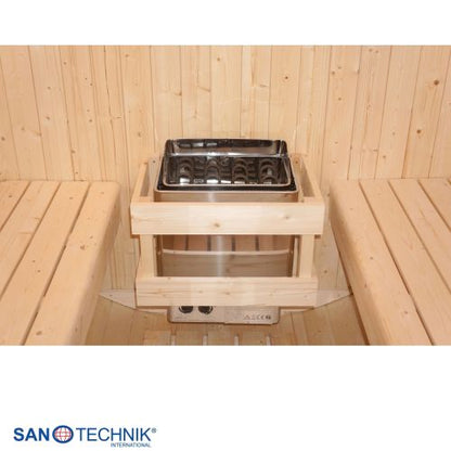 Sanotechnik BERGEN Außensauna für 4 Personen Fasssauna Sauna 189x220x191,5 cm