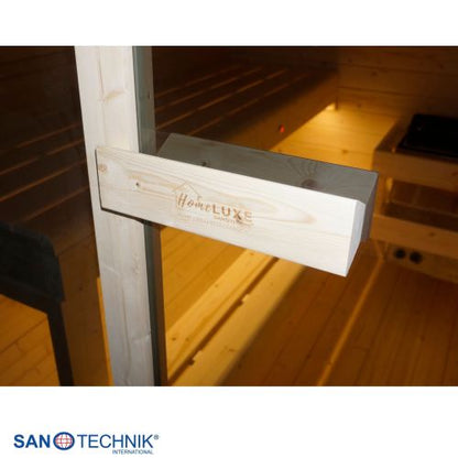 Sanotechnik BERGEN Außensauna für 4 Personen Fasssauna Sauna 189x220x191,5 cm