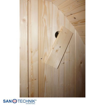Sanotechnik NYBORG M Außensauna für 4 Personen Fasssauna Sauna 194,2x204,9x194,9 cm