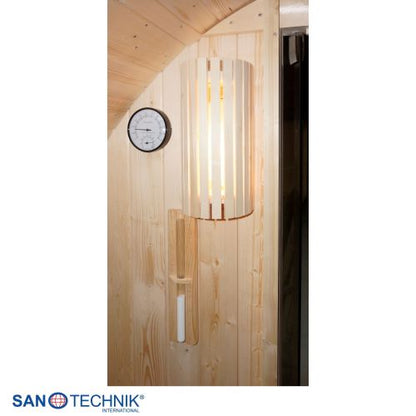 Sanotechnik NYBORG M Außensauna für 4 Personen Fasssauna Sauna 194,2x204,9x194,9 cm
