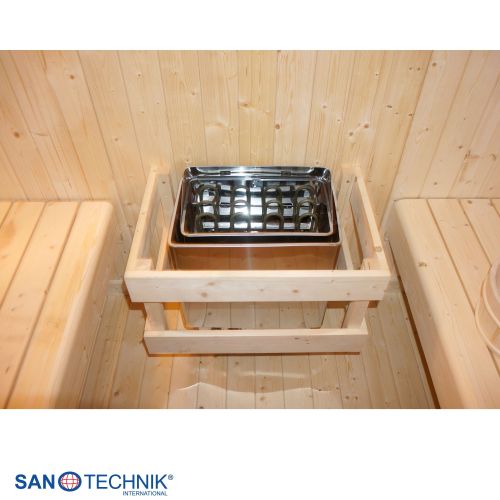 Sanotechnik ISLAND XL Außensauna für 4 Personen Sauna Fasssauna 189x220x200 cm