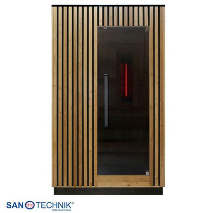 Sanotechnik TRONDHEIM S Außensauna für 2 Personen Sauna 131,2x134,6x220 cm