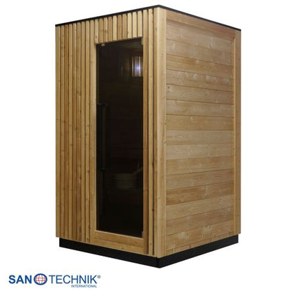 Sanotechnik TRONDHEIM S Außensauna für 2 Personen Sauna 131,2x134,6x220 cm