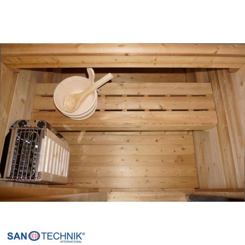 Sanotechnik TRONDHEIM S Außensauna für 2 Personen Sauna 131,2x134,6x220 cm