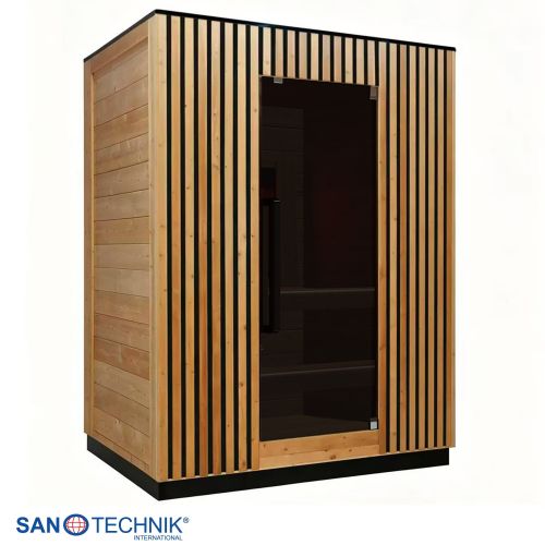Sanotechnik TRONDHEIM M Außensauna für 2 Personen Sauna 161,2x134,6x220 cm