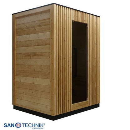 Sanotechnik TRONDHEIM M Außensauna für 2 Personen Sauna 161,2x134,6x220 cm