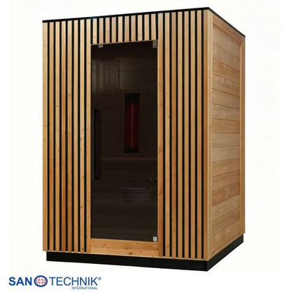 Sanotechnik TRONDHEIM M Außensauna für 2 Personen Sauna 161,2x134,6x220 cm