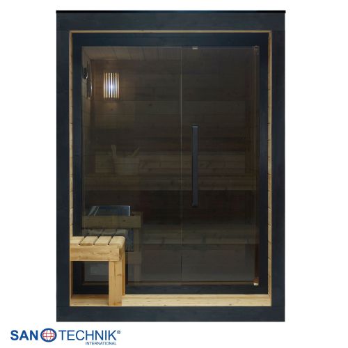 Sanotechnik NORA M Außensauna für 2-3 Personen Sauna 161,2x183,6x220 cm