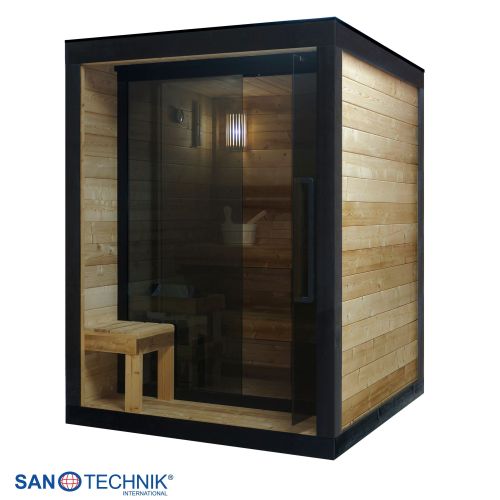 Sanotechnik NORA M Außensauna für 2-3 Personen Sauna 161,2x183,6x220 cm