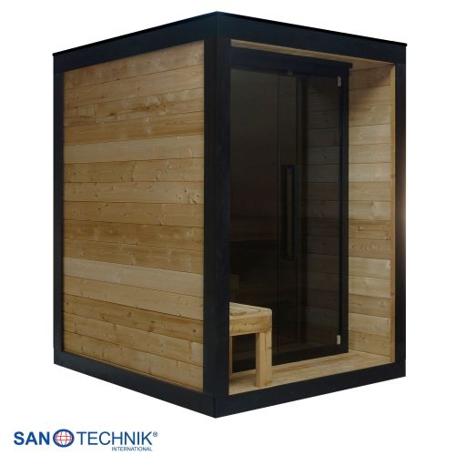 Sanotechnik NORA M Außensauna für 2-3 Personen Sauna 161,2x183,6x220 cm