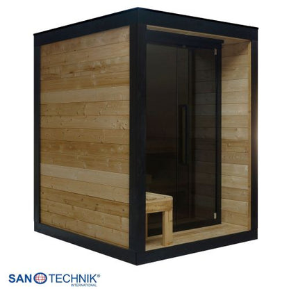 Sanotechnik NORA M Außensauna für 2-3 Personen Sauna 161,2x183,6x220 cm