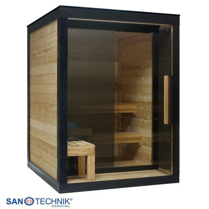 Sanotechnik NORA M Außensauna für 2-3 Personen Sauna 161,2x183,6x220 cm