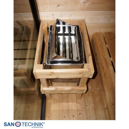Sanotechnik NORA M Außensauna für 2-3 Personen Sauna 161,2x183,6x220 cm