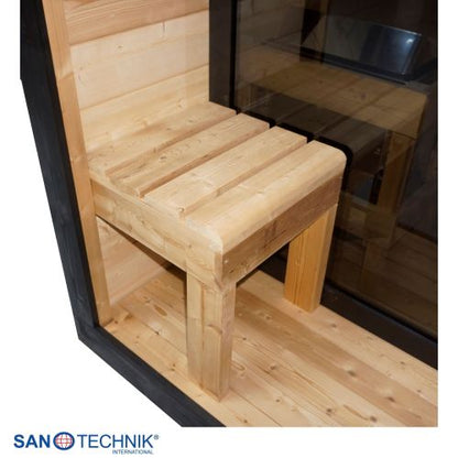 Sanotechnik NORA M Außensauna für 2-3 Personen Sauna 161,2x183,6x220 cm