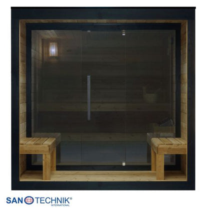 Sanotechnik NORA L Außensauna für 4-5 Personen Sauna 220x220x220 cm