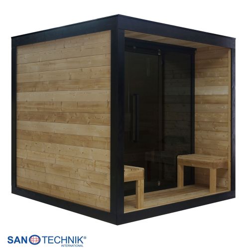 Sanotechnik NORA L Außensauna für 4-5 Personen Sauna 220x220x220 cm