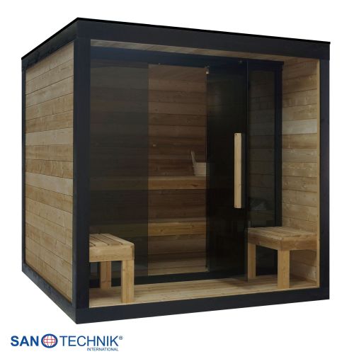 Sanotechnik NORA L Außensauna für 4-5 Personen Sauna 220x220x220 cm