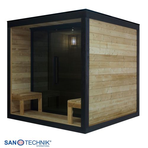 Sanotechnik NORA L Außensauna für 4-5 Personen Sauna 220x220x220 cm