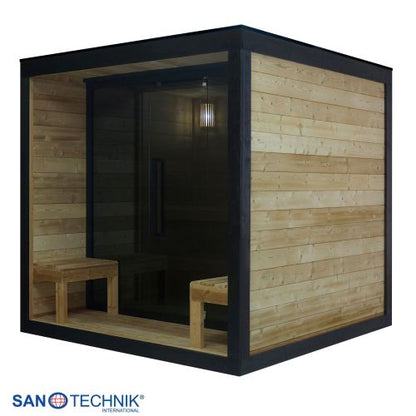 Sanotechnik NORA L Außensauna für 4-5 Personen Sauna 220x220x220 cm