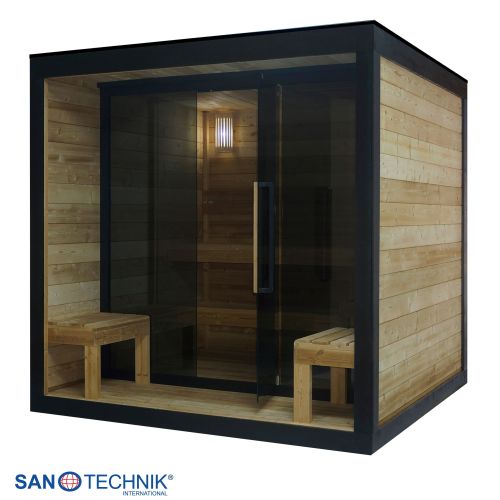 Sanotechnik NORA L Außensauna für 4-5 Personen Sauna 220x220x220 cm