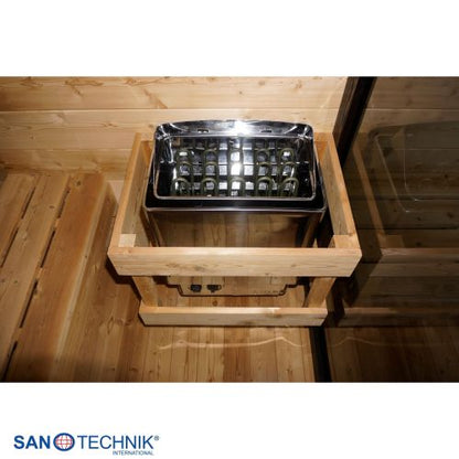 Sanotechnik NORA L Außensauna für 4-5 Personen Sauna 220x220x220 cm