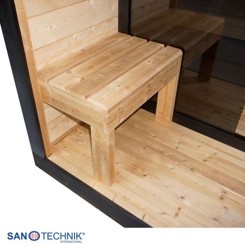 Sanotechnik NORA L Außensauna für 4-5 Personen Sauna 220x220x220 cm