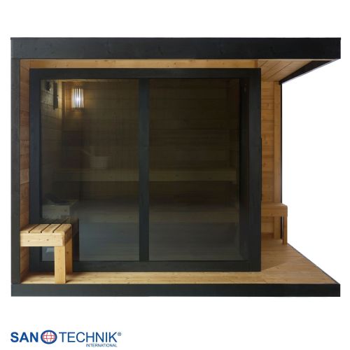Sanotechnik NORA XL Außensauna für 4-5 Personen Sauna 280x220x220 cm