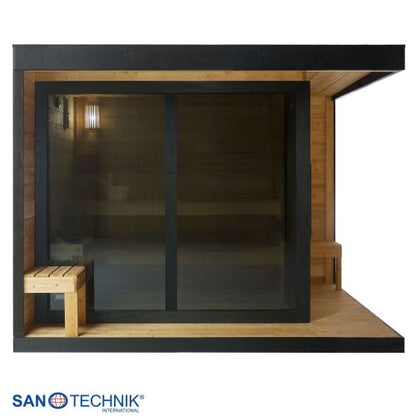 Sanotechnik NORA XL Außensauna für 4-5 Personen Sauna 280x220x220 cm