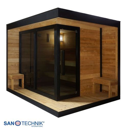 Sanotechnik NORA XL Außensauna für 4-5 Personen Sauna 280x220x220 cm