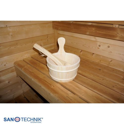 Sanotechnik NORA XL Außensauna für 4-5 Personen Sauna 280x220x220 cm
