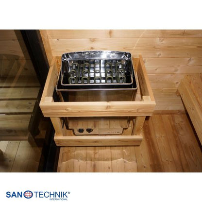 Sanotechnik NORA XL Außensauna für 4-5 Personen Sauna 280x220x220 cm