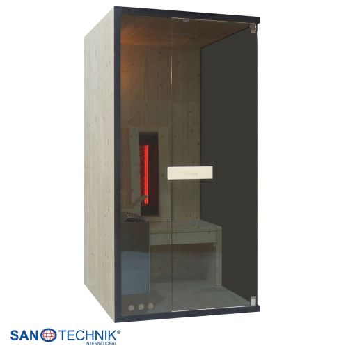Sanotechnik GLACIER S Sauna + Infrarotkabine für 1 Person 100x120x200 cm
