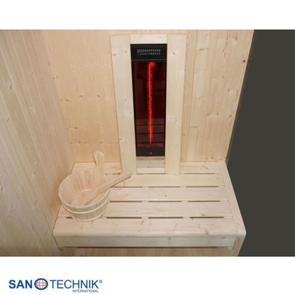 Sanotechnik GLACIER S Sauna + Infrarotkabine für 1 Person 100x120x200 cm