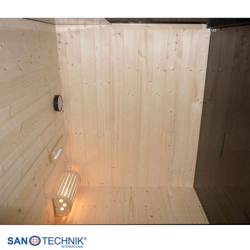 Sanotechnik GLACIER S Sauna + Infrarotkabine für 1 Person 100x120x200 cm