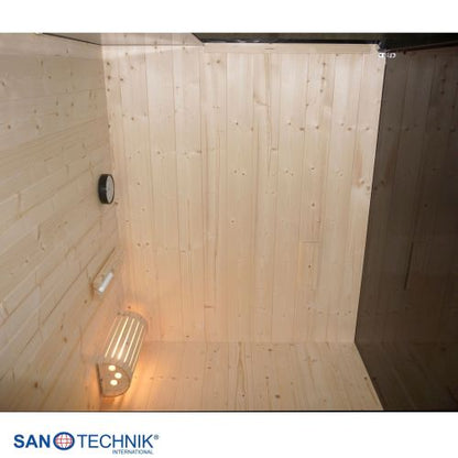 Sanotechnik GLACIER S Sauna + Infrarotkabine für 1 Person 100x120x200 cm