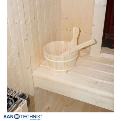 Sanotechnik GLACIER S Sauna + Infrarotkabine für 1 Person 100x120x200 cm