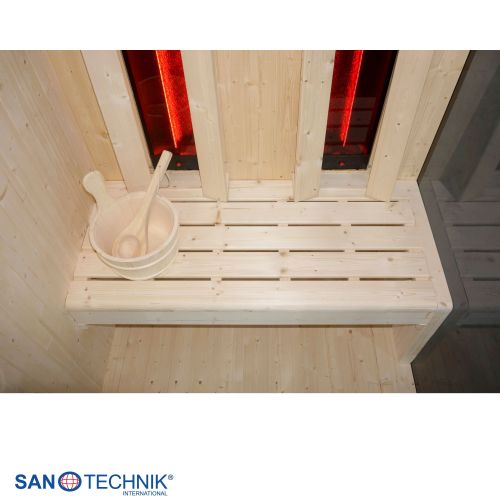 Sanotechnik GLACIER M Sauna + Infrarotkabine für 2 Personen 120x120x200 cm