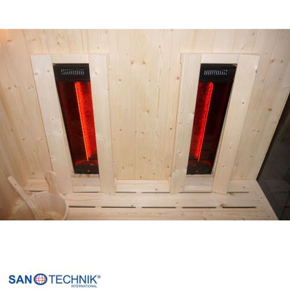 Sanotechnik GLACIER L Sauna + Infrarotkabine für 2-3 Personen 150x120x200 cm