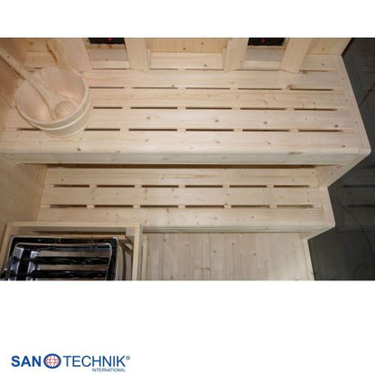 Sanotechnik GLACIER L Sauna + Infrarotkabine für 2-3 Personen 150x120x200 cm