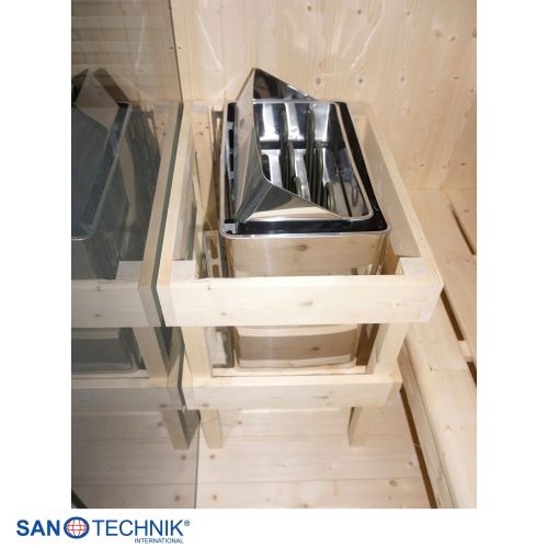 Sanotechnik GLACIER L Sauna + Infrarotkabine für 2-3 Personen 150x120x200 cm