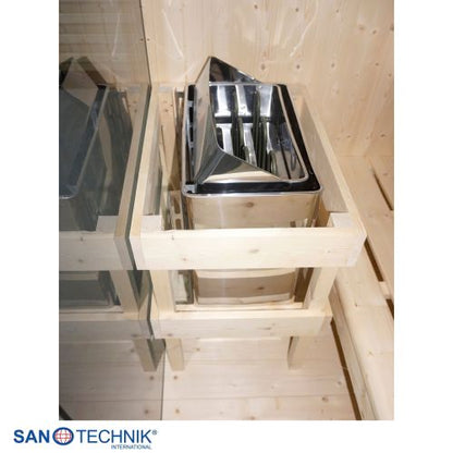 Sanotechnik GLACIER L Sauna + Infrarotkabine für 2-3 Personen 150x120x200 cm
