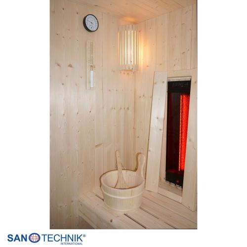 Sanotechnik GLACIER L Sauna + Infrarotkabine für 2-3 Personen 150x120x200 cm