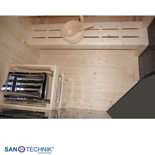 Sanotechnik GLACIER XL Sauna + Infrarotkabine für 2-3 Personen 150x150x200 cm