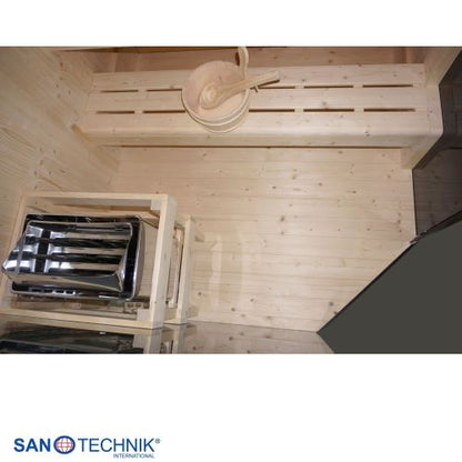 Sanotechnik GLACIER XL Sauna + Infrarotkabine für 2-3 Personen 150x150x200 cm