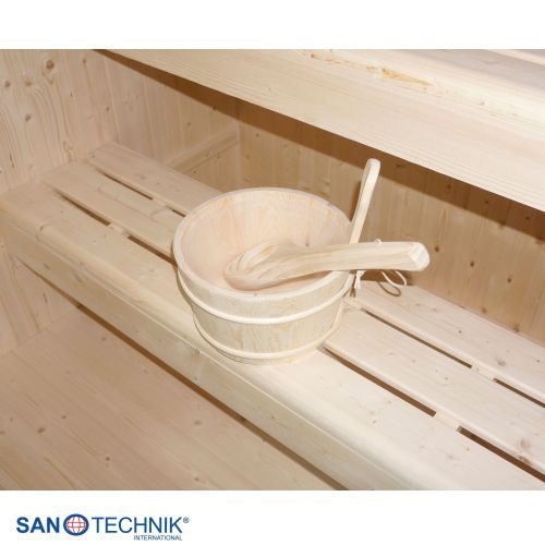 Sanotechnik GLACIER XL Sauna + Infrarotkabine für 2-3 Personen 150x150x200 cm