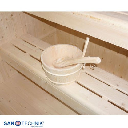 Sanotechnik GLACIER XL Sauna + Infrarotkabine für 2-3 Personen 150x150x200 cm