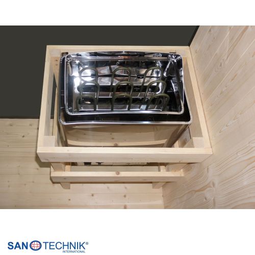Sanotechnik GLACIER XL Sauna + Infrarotkabine für 2-3 Personen 150x150x200 cm