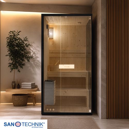Sanotechnik FALUN S Sauna für 1 Person 100x120x200 cm